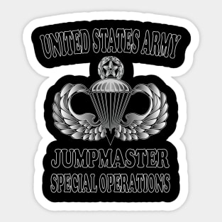 Jumpmaster (Master Wings)- Special Operations Sticker